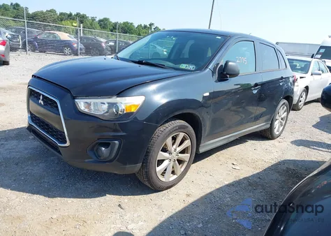 2015 Mitsubishi Outlander Sport Es z USA, uszkodzony, nr VIN 4A4AR3AUXFE043522